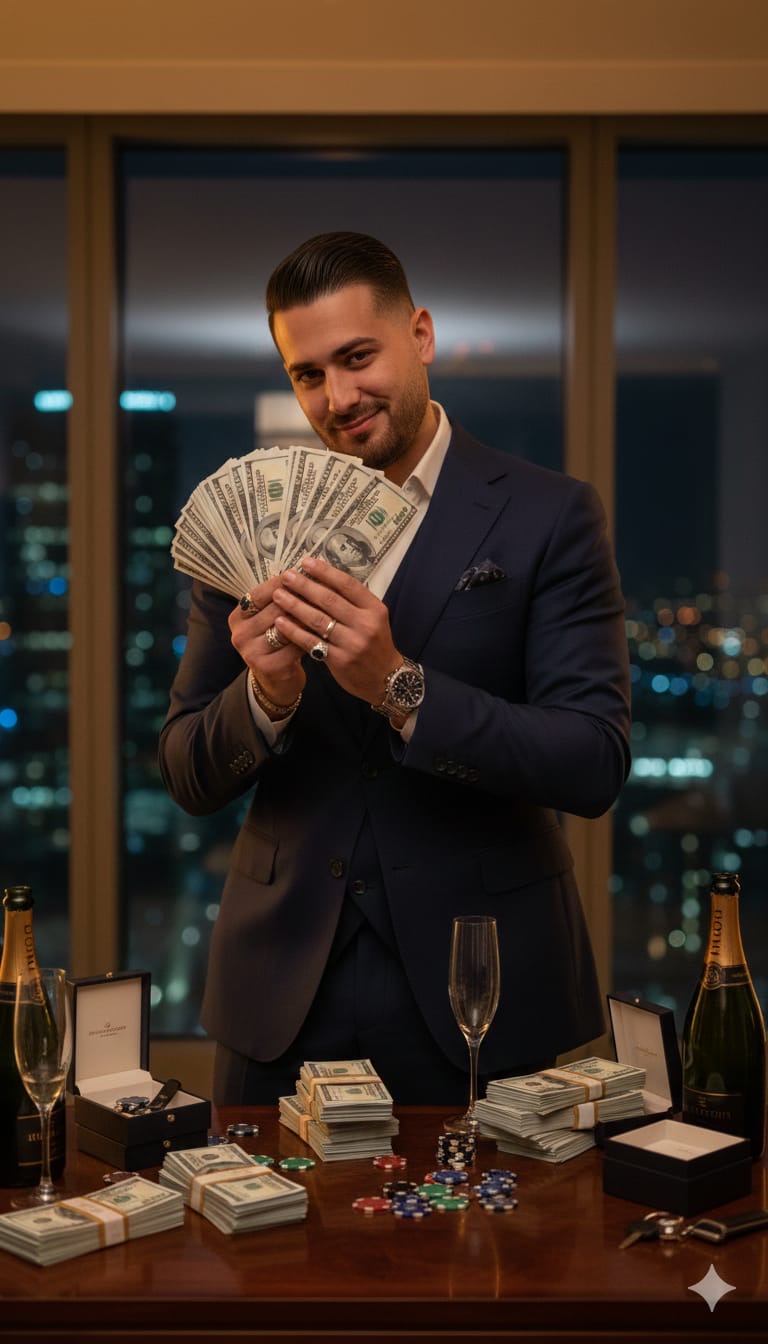 תמונת סלפי פרודיה של יזם